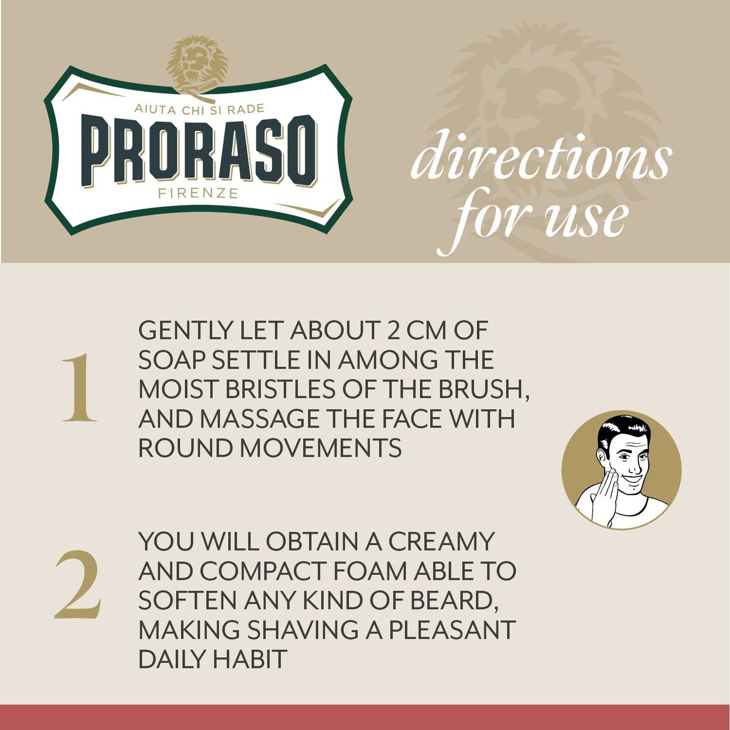 Proraso Shaving Cream - Sandalwood Oil & Shea Butter - Moisturizing & Nourishing Shave Cream for Coarse or Hard Beards - Premium Italian Shaving Beauty and Personal Care Proraso