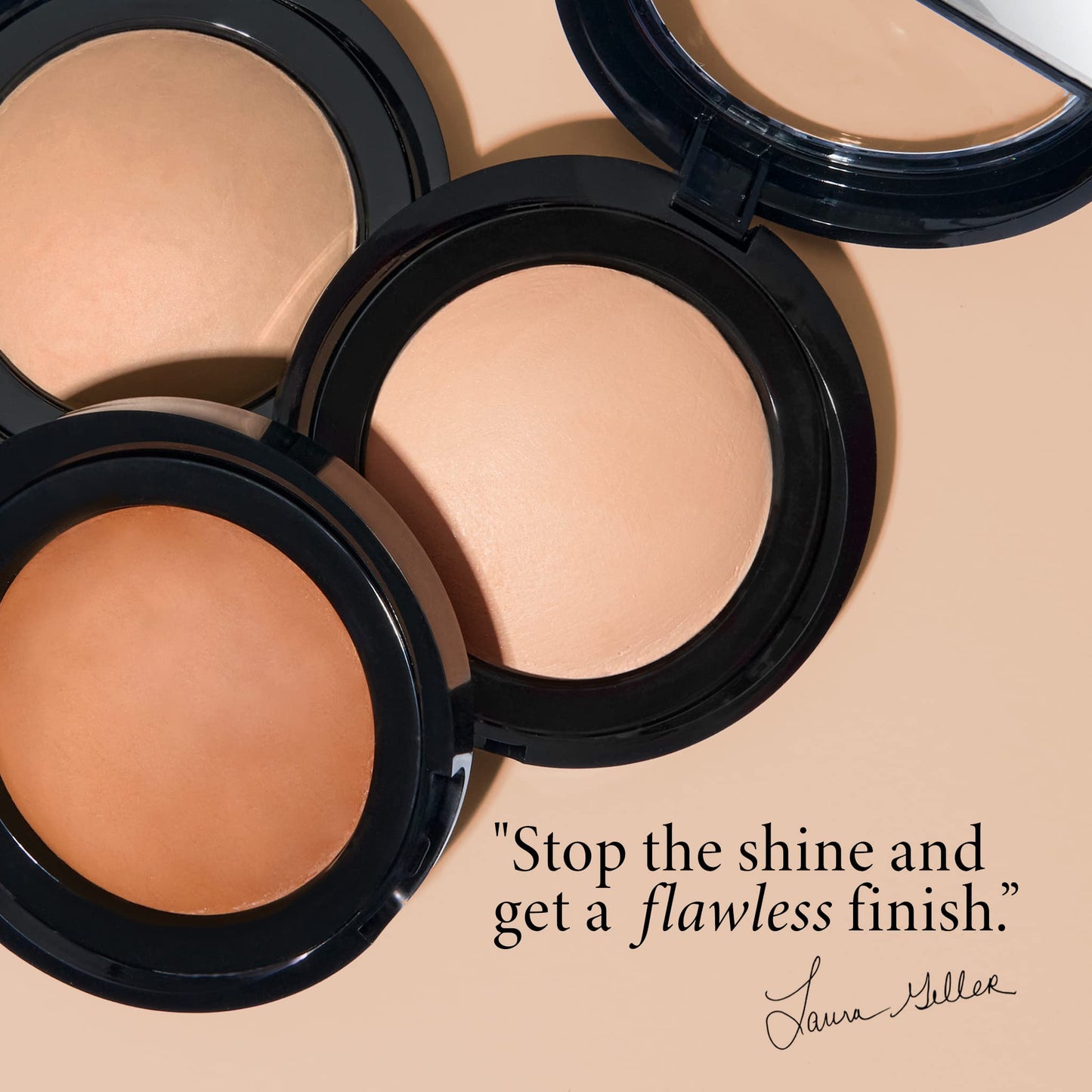 LAURA GELLER NEW YORK Baked Blurring + Setting Powder, Translucent Makeup Setting Powder For Soft-Focus Finish Minimize Fine Lines and Pores, Tan/Deep Beauty & Personal Care LAURA GELLER NEW YORK