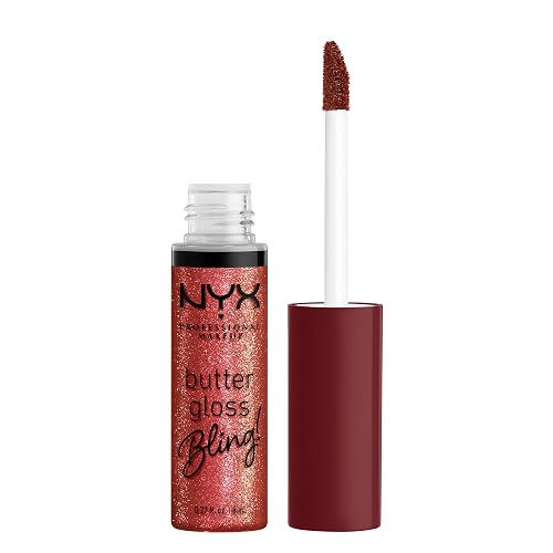 NYX PROFESSIONAL MAKEUP Butter Gloss Bling Lip Gloss, Non Sticky and Shiny Vegan Lip Makeup - Big Spender Beauty & Personal Care NYX PROFESSIONAL MAKEUP