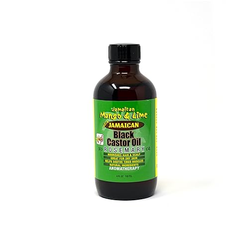 Jamaican Mango & Lime Black Castor Oil, 4 Fl Oz Beauty & Personal Care Jamaican Mango & Lime