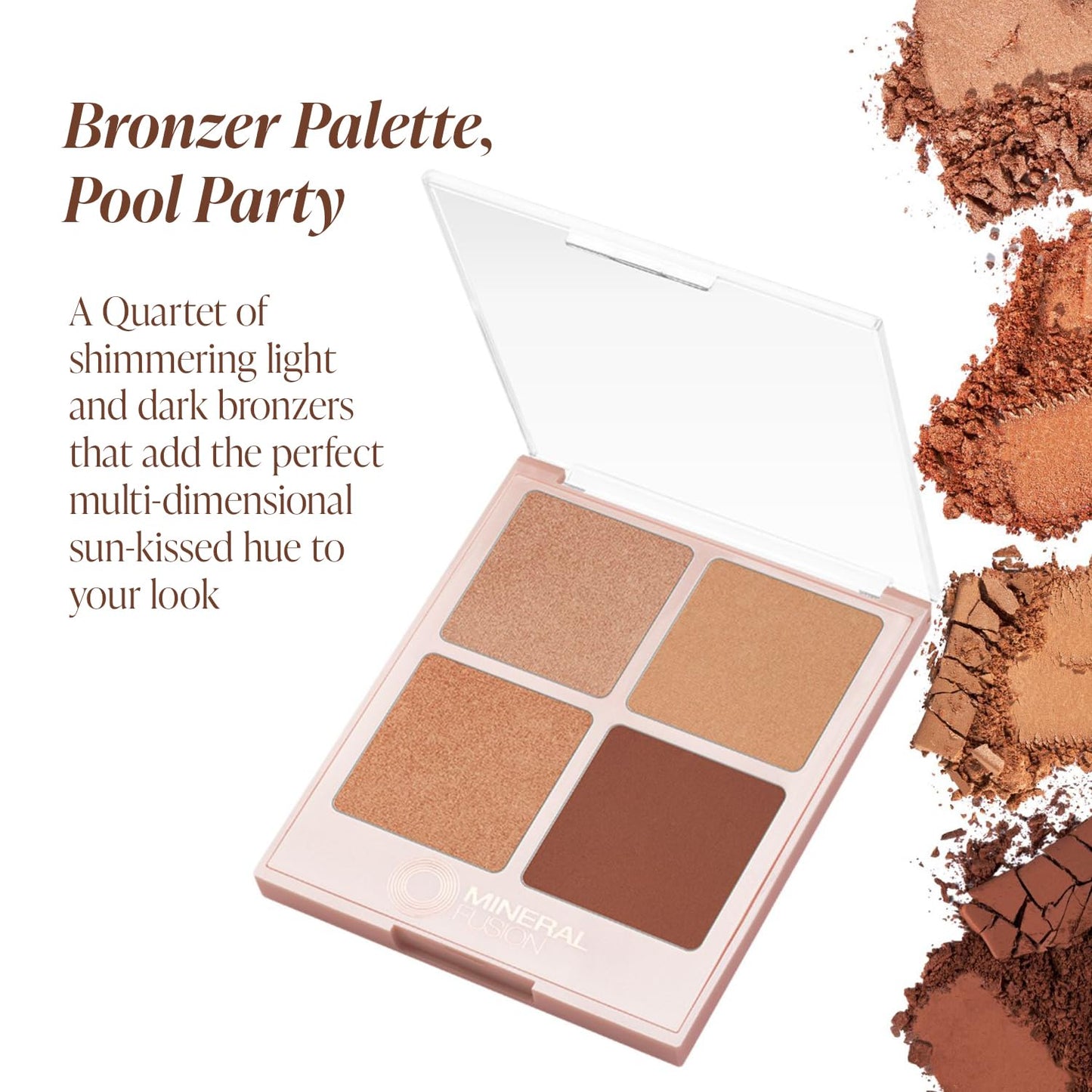 MINERAL FUSION Pool Party Bronzer, 0.45 oz Beauty & Personal Care Mineral Fusion