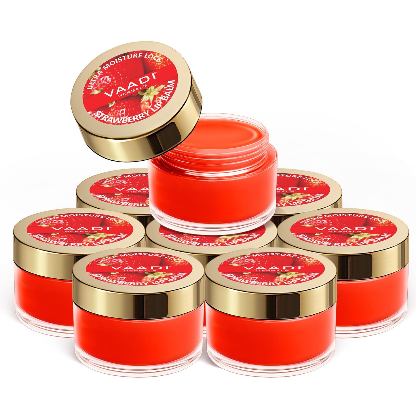 Vaadi Herbals Lip Balm, Strawberry and Honey, 10gm Beauty and Personal Care Vaadi Herbals