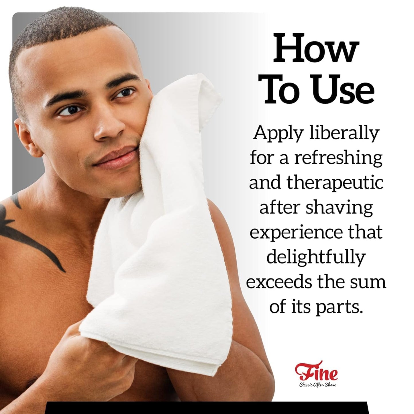Fine Men's Aftershave - Clubhouse Classic Fragrance, Soothing & Toning Post Shave Balm, Calms Razor Burn, Classic Barbershop Feel, Alcohol-Based Beauty and Personal Care Fine