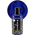 MOEHAIR Semi-Permanent Hair Color | Dark Blue Hair Dye 8 Oz | No Ammonia, Sulfate or Paraben | Vegan & Cruelty-Free | Voodoo Serenity Blue Hair Color Beauty & Personal Care MOEHAIR