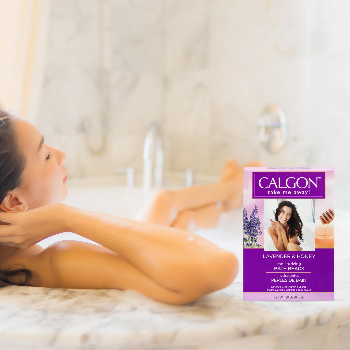 Calgon Ultra-Moisturizing Bath Beads, Lavender & Honey, 30 oz Beauty and Personal Care Calgon