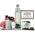 CMD Luxury Dubai Fragrance Perfume Oil Pheromones Infused, Roll On, Oud Ispahan Inspired, Natural Tigers Eye Crystal Rollerball, EDP Body Oil Roller Beauty & Personal Care CERTIFIED MOISSANITE DIAMONDS CMD AUTHENTIC AND EXQUISITE JEWELRY