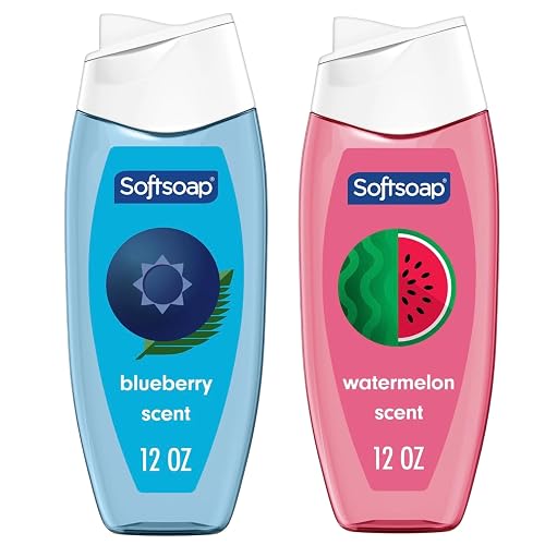 Softsoap Moisturizing Body Wash, Limited Edition Summer Scents, Blueberry and Watermelon, 12 oz, 2 Pack Beauty & Personal Care Softsoap