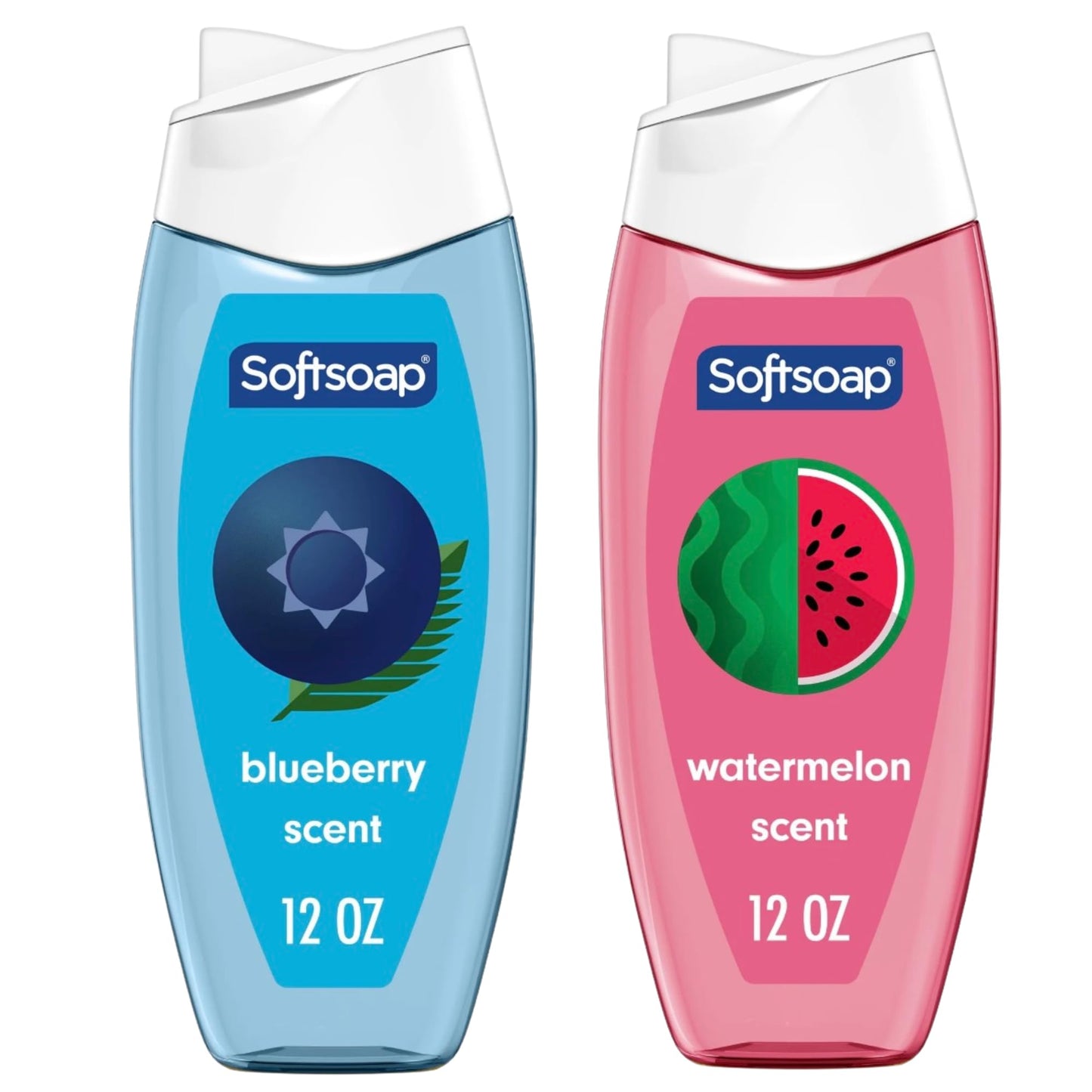 Softsoap Moisturizing Body Wash, Limited Edition Summer Scents, Blueberry and Watermelon, 12 oz, 2 Pack Beauty & Personal Care Softsoap