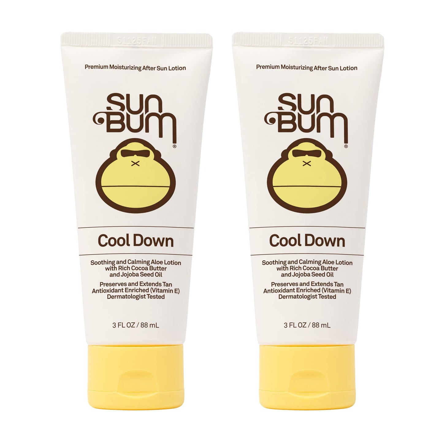 Sun Bum Cool Down Aloe Vera Lotion Vegan With Cocoa Butter To Soothe and Hydrate Sunburn 3 Ounce 2 Pack Beauty & Personal Care Sun Bum