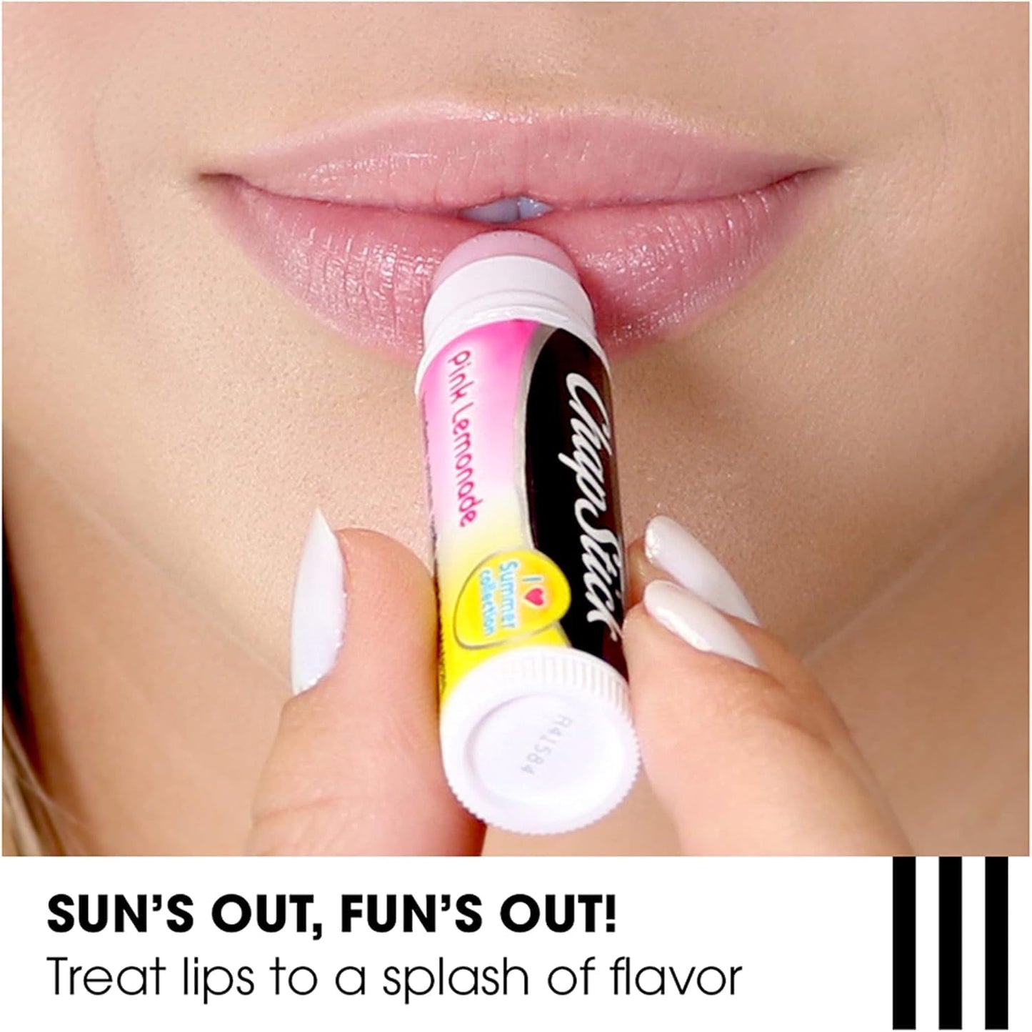 ChapStick Lip Balm, I Love Summer Collection, Variety 3-Pack - Sweet Watermelon, Peaches & Cream, Pink Lemonade, Moisturizing Lip Care, 0.15 Oz Ea Beauty & Personal Care ChapStick