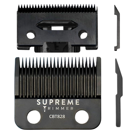 Supreme Trimmer DLC Coated Steel Replacement Blade CBT828 - Taper Blade for Hair Clippers - Black Beauty and Personal Care Supreme Trimmer