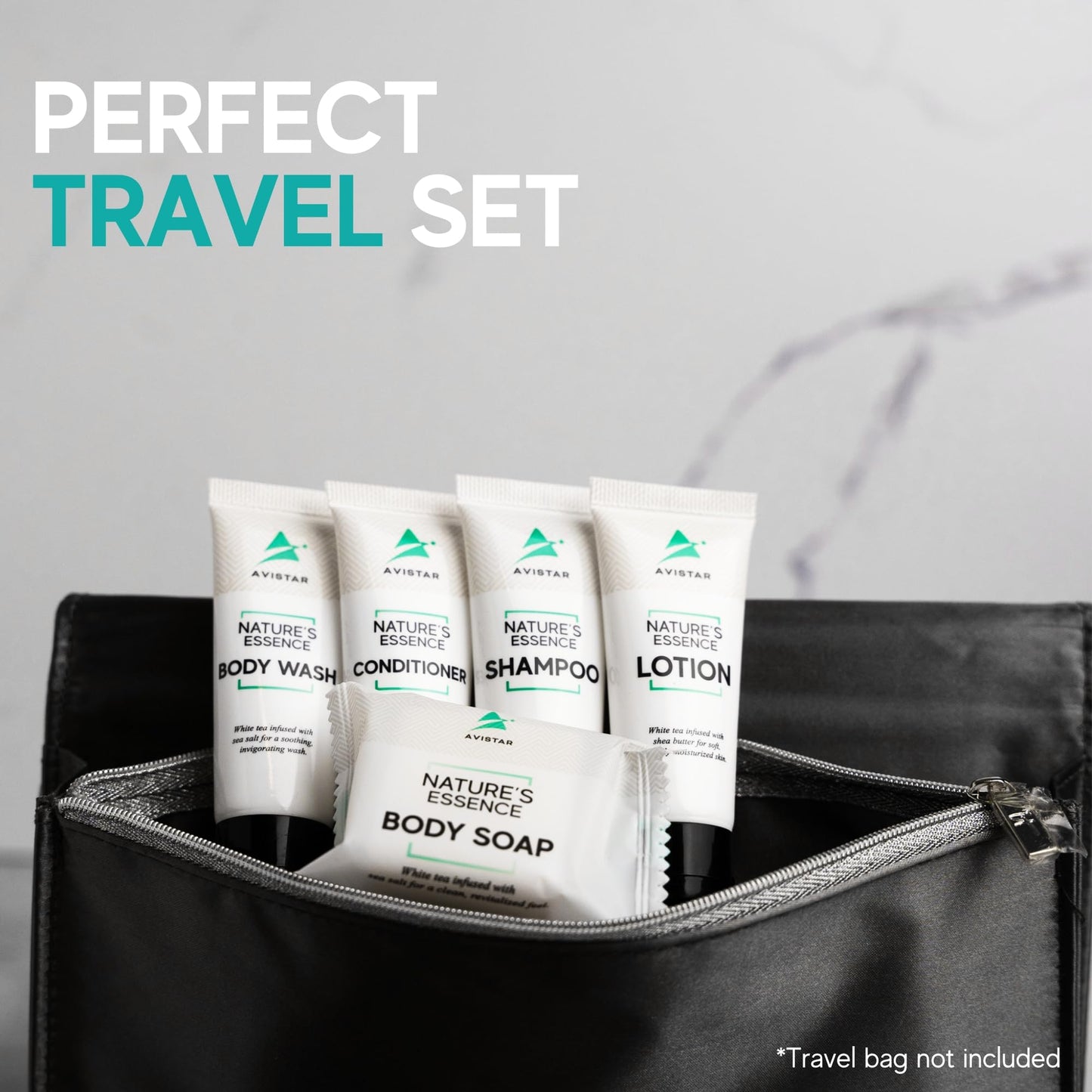 180 Piece Hotel Soap & Bulk Toiletries - Travel Essentials for BnB Hosts & Guests - Hotel Shampoo & Conditioner Supplies for Guests, Hotel Toiletries Beauty & Personal Care Avistar
