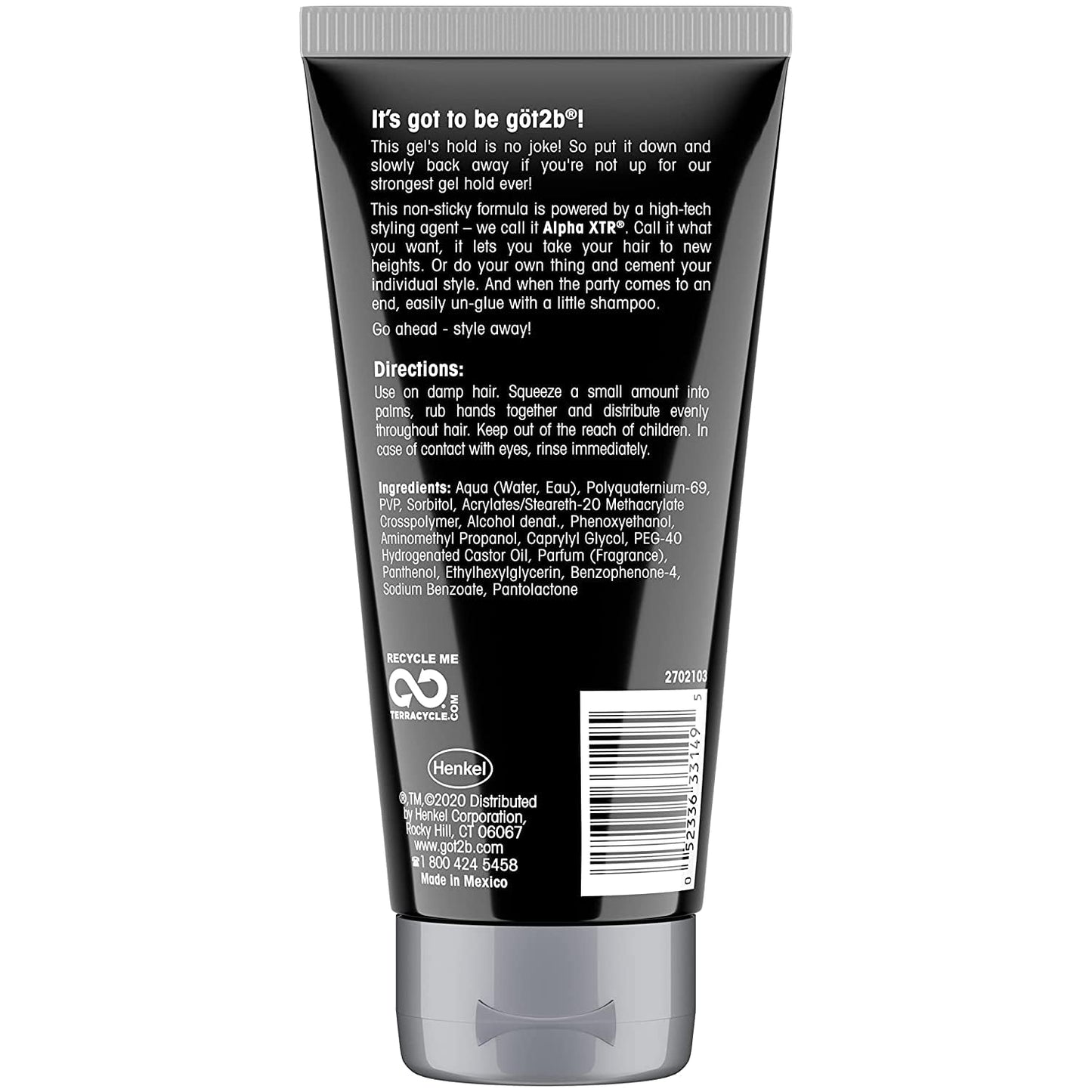 Got2b Ultra Glued Invincible Styling Gel, 6 oz (Pack of 7) Beauty & Personal Care Got2B