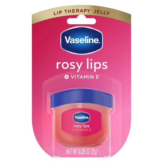 Vaseline Lip Therapy Rosy Lips Mini For Dry, Chapped Lips Moisturizing Tinted Lip Balm 0.25 oz Beauty and Personal Care Vaseline