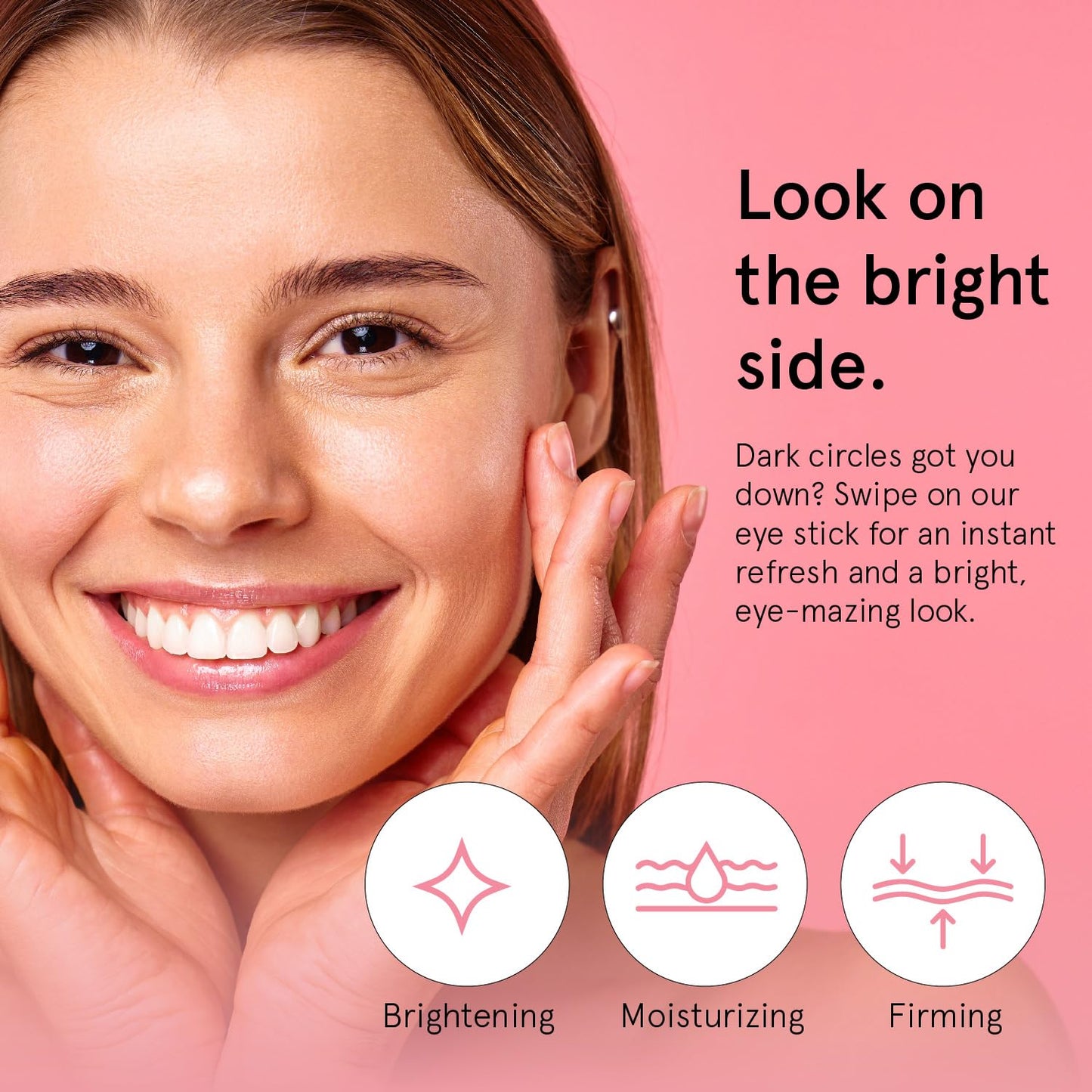 grace & stella Under Eye Brightener Balm Stick - Travel Essentials - Caffeine Eye Cream for Dark Circles, Puffiness, Wrinkles - Vegan Moisturizer Beauty and Personal Care grace & stella