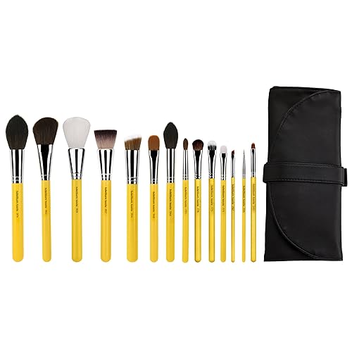 Bdellium Tools Professional Makeup Brush Studio Series - The Collection 14pc. Brush Set with Roll-Up Pouch Beauty & Personal Care BDELLIUM TOOLS