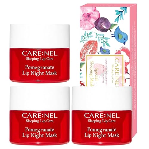Lip Sleeping Mask Pomegranate 5g (3 Set) - Korean Beauty lips all day long, Lip gloss Beauty & Personal Care CARE:NEL