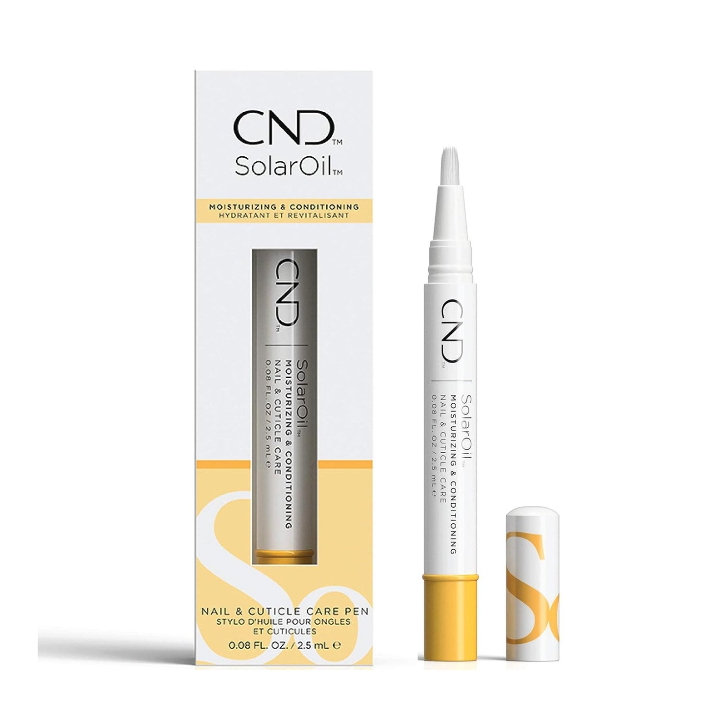 CND SolarOil Essential Care Pen, Moisturizes and Conditions Nails, Natural Blend Of Jojoba, Vitamin E, Rice Bran and Sweet Almond Oils, Pack Of 1 Beauty & Personal Care CND