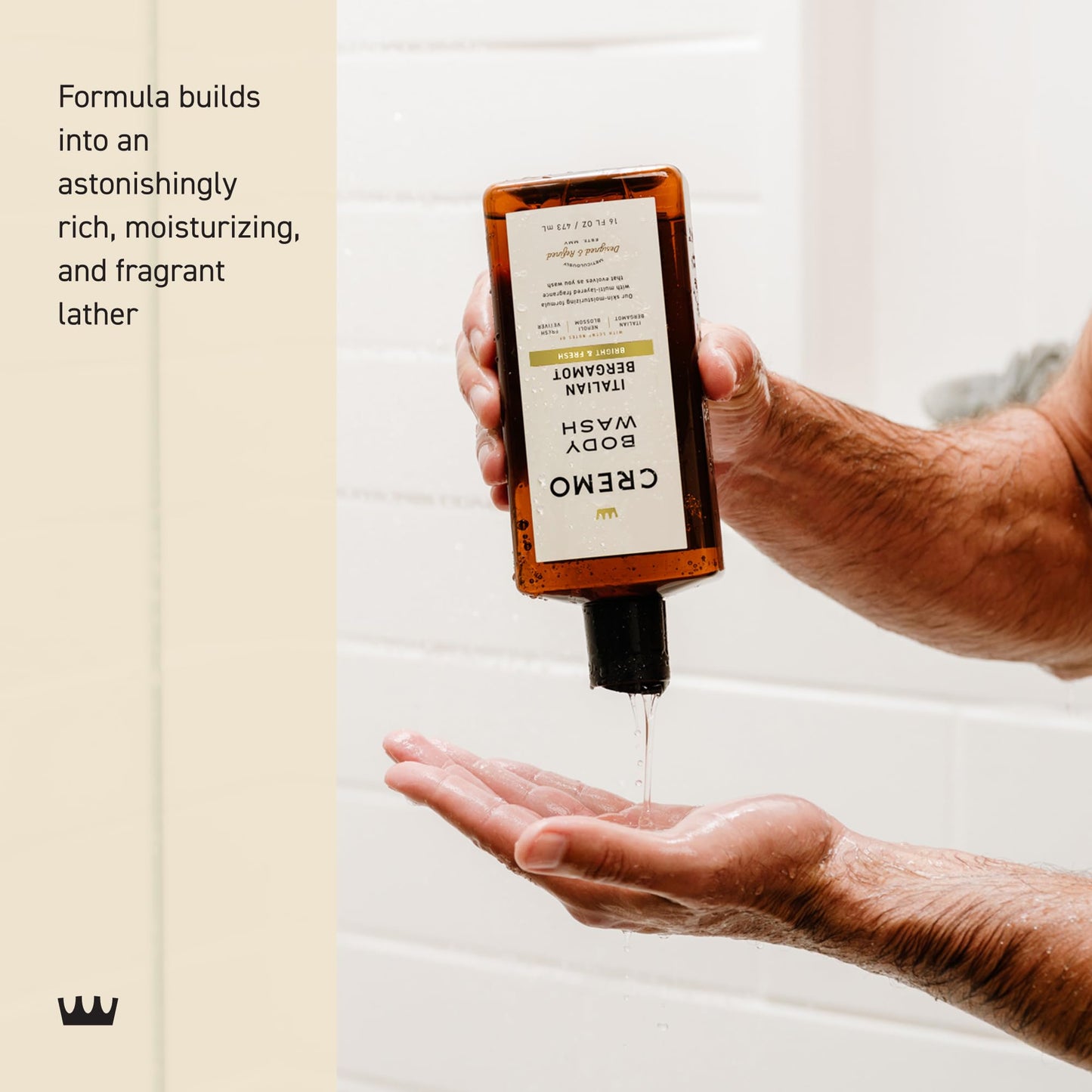 Cremo Body Wash for Men, Rich-Lathering Italian Bergamot, 16 Fl Oz Beauty & Personal Care Cremo
