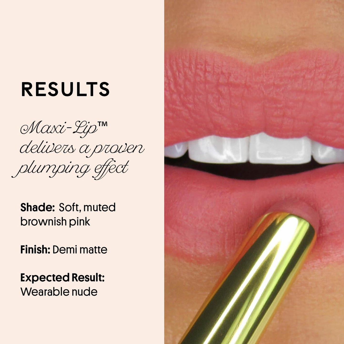 Winky Lux Skinny Plump Demi Matte Lipstick - Brownish Pink Lip, Natural Plump Lipstick, Weightless Long Lasting Soft Matte Lip Crayon, Infused with Beauty & Personal Care Winky Lux