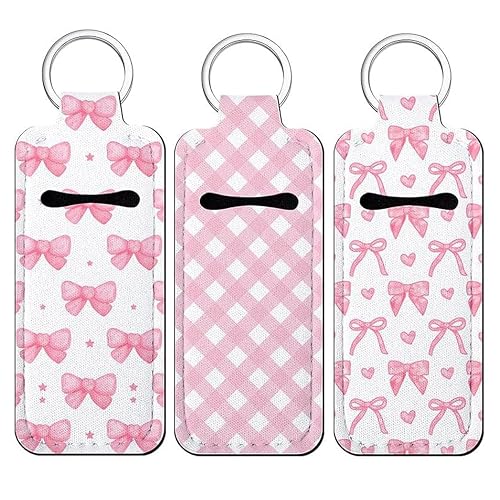 Fadayunn Chapstick Holder Key Chain Lip Balm Holder Keychain Cute Chapstick Holder Keychain Potable Chapstick Holders with Clip Lip gloss Organizer Beauty & Personal Care Fadayunn