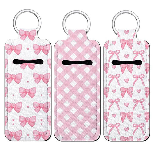 Fadayunn Chapstick Holder Key Chain Lip Balm Holder Keychain Cute Chapstick Holder Keychain Potable Chapstick Holders with Clip Lip gloss Organizer Beauty & Personal Care Fadayunn