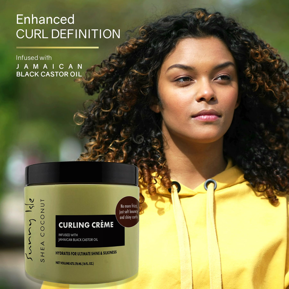 Sunny Isle Jamaican Black Castor Oil Shea Coconut Curling Cream 16OZ Beauty & Personal Care Sunny Isle