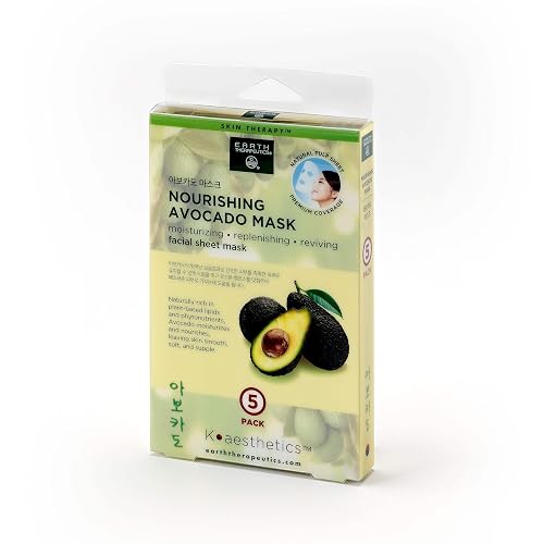 Earth Therapeutics Nourishing Avocado Mask - 5 Pack Beauty & Personal Care Earth Therapeutics