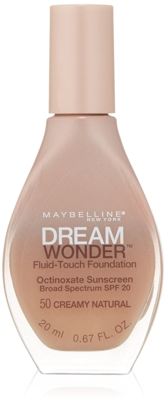 Maybelline New York Dream Wonder Fluid-Touch Foundation, Creamy Natural, 0.67 Fluid Ounce Beauty & Personal Care MAYBELLINE