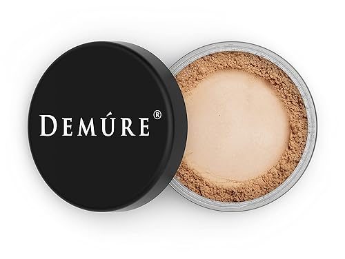 Demure Mineral Makeup, Finishing Powder (Tan), Loose Powder, Face Powder, Setting Powder, Professional Quality Beauty & Personal Care DEMÚRE