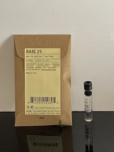 Le Labo Baie 19 Eau de Parfum 0.025 Ounce Sample Beauty & Personal Care Le Labo