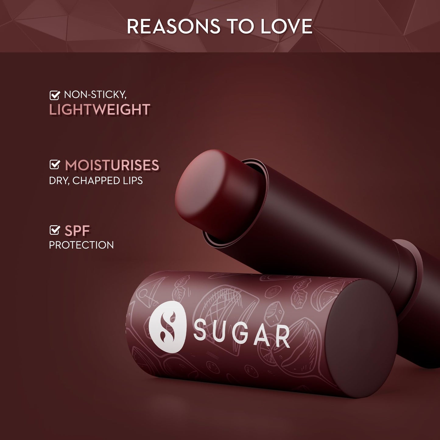 Sugar Tipsy Lips Moisturizing Balm (01 Mojito) Beauty and Personal Care SUGAR Cosmetics