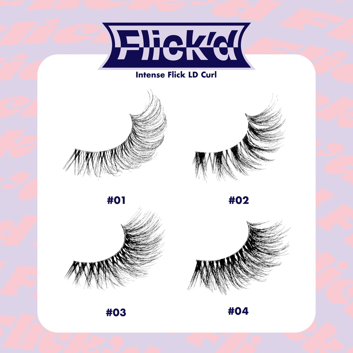 i-ENVY False Lashes Flick'd D-Curl Strip Lashes Volume Bouncy Natural Clear Band Cat Eye Dramatic Trendy Extensions Reusable Eye Lashes (03) Beauty & Personal Care i•ENVY