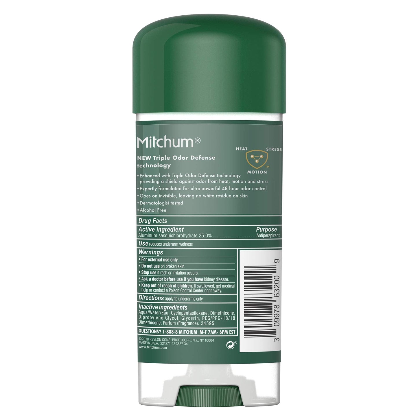 Mitchum Advanced Control Unscented Gel, Anti-Perspirant & Deodarant 3.4 oz (Pack of 8) Beauty and Personal Care Mitchum