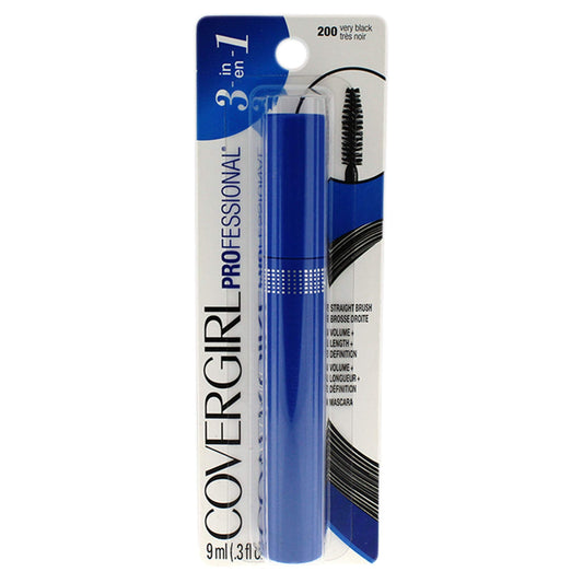 COVERGIRL Professional Mascara Regular Brush Very Black 200, (Packaging may vary) 0.3 Fl Oz Beauty & Personal Care COVERGIRL