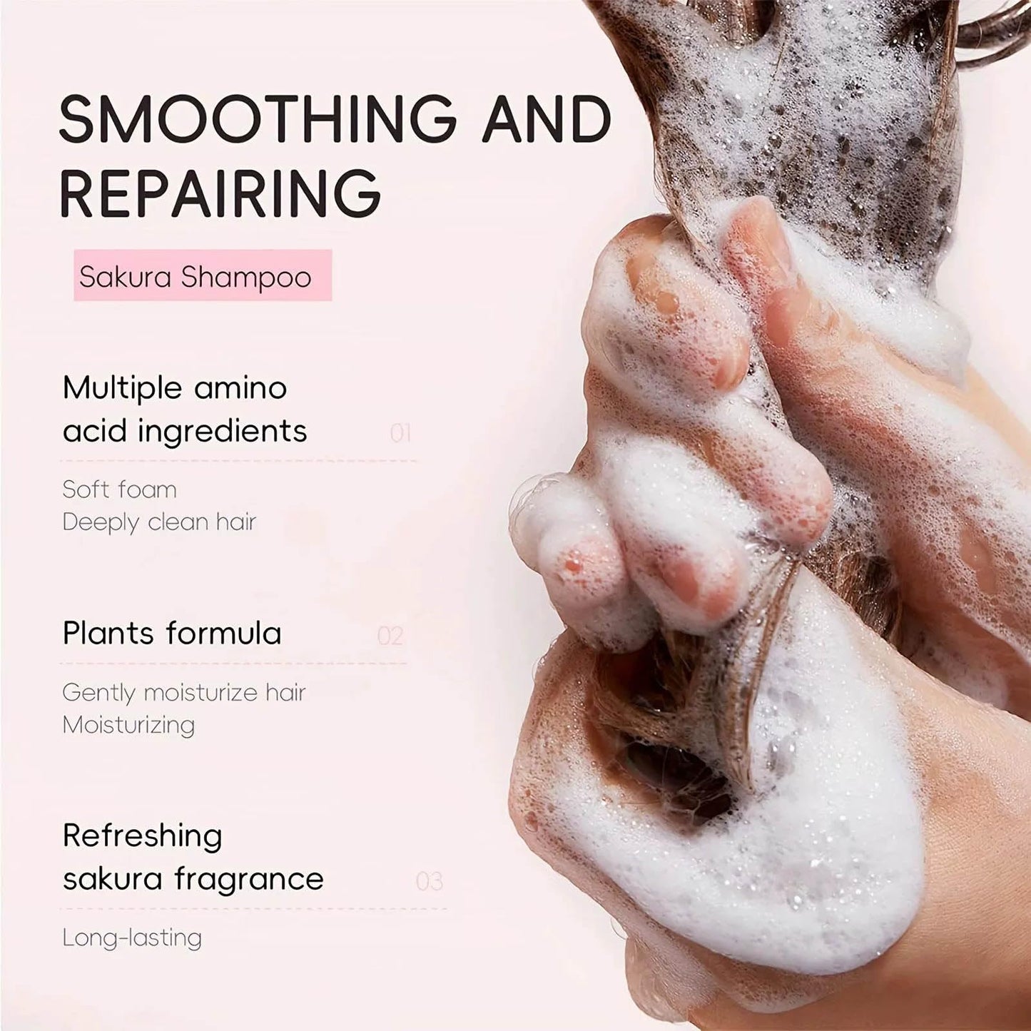 Cherry Blossoms Shampoo & Conditioner Set, Travel Size Hair Care Set, Long-Lasting Fragrance, Intense Hydration, Damage Repair, Frizz Control, Scalp Beauty & Personal Care TUOSHITONG