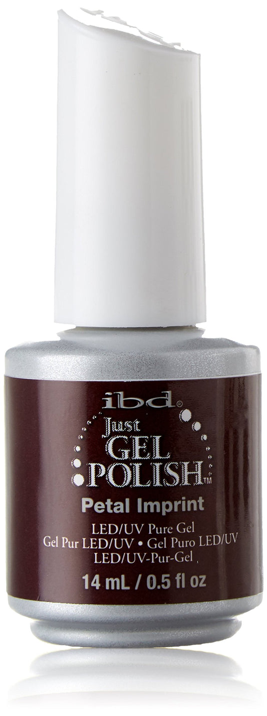IBD Just Gel Soak Off Brown Nail Polish, Petal Imprint