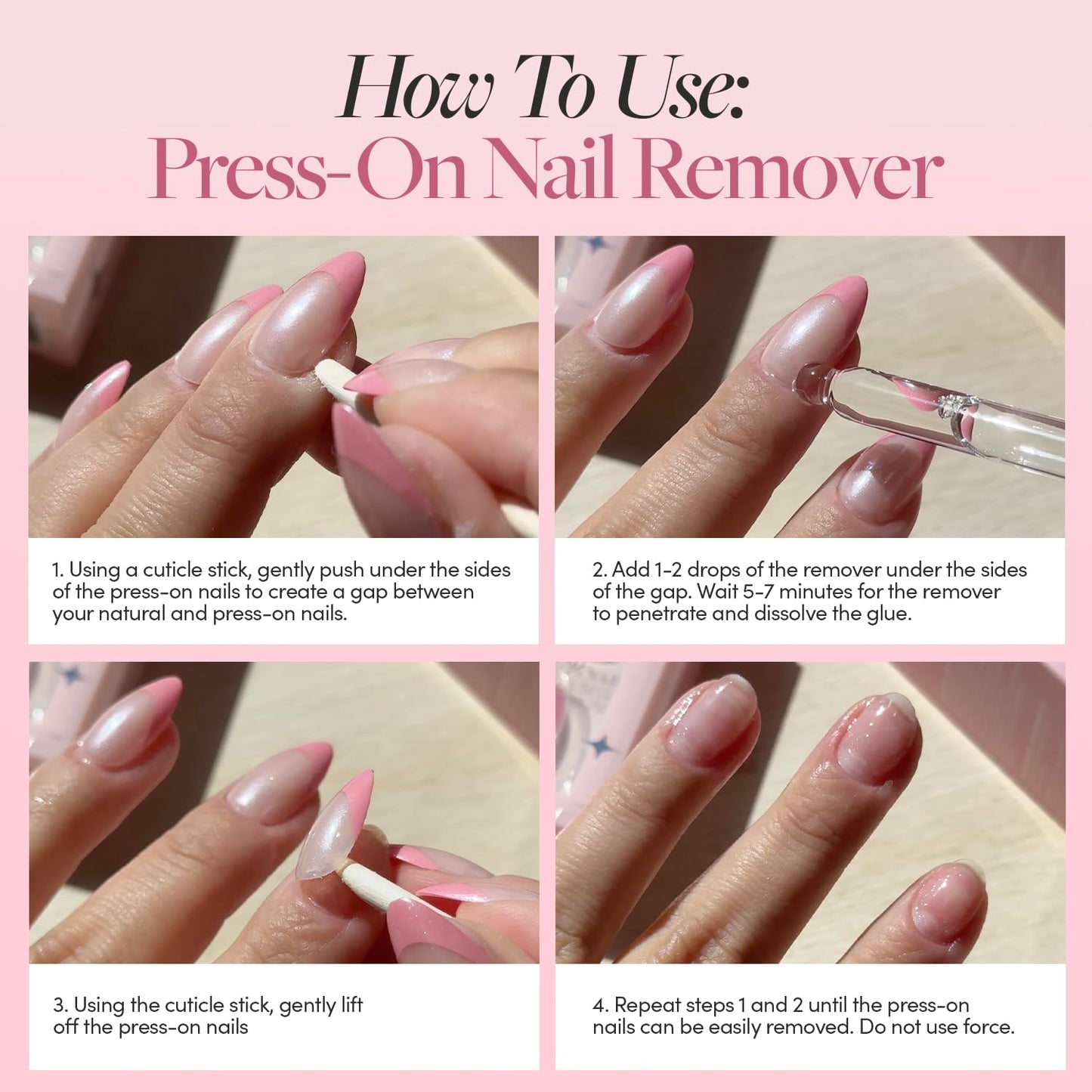 Glamnetic Press On Nail Remover | Odorless, No Acetone, Gentle Press-On Nail Remover Serum for Fake Nails | 30 ml/1.01 fl. oz. Beauty and Personal Care Glamnetic