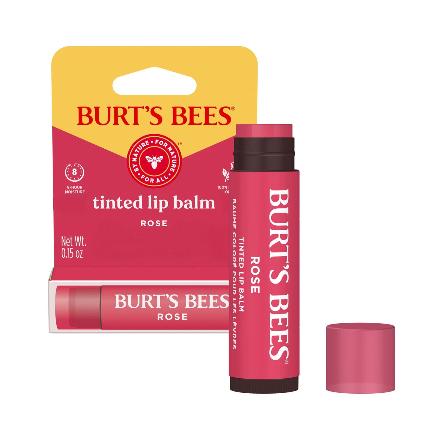 Burt's Bees Lip Tint Balm, Long Lasting 2 in 1 Duo Tinted Balm Formula, Color Infused with Hydrating Shea Butter for a Natural Looking Buildable Beauty & Personal Care Burt's Bees