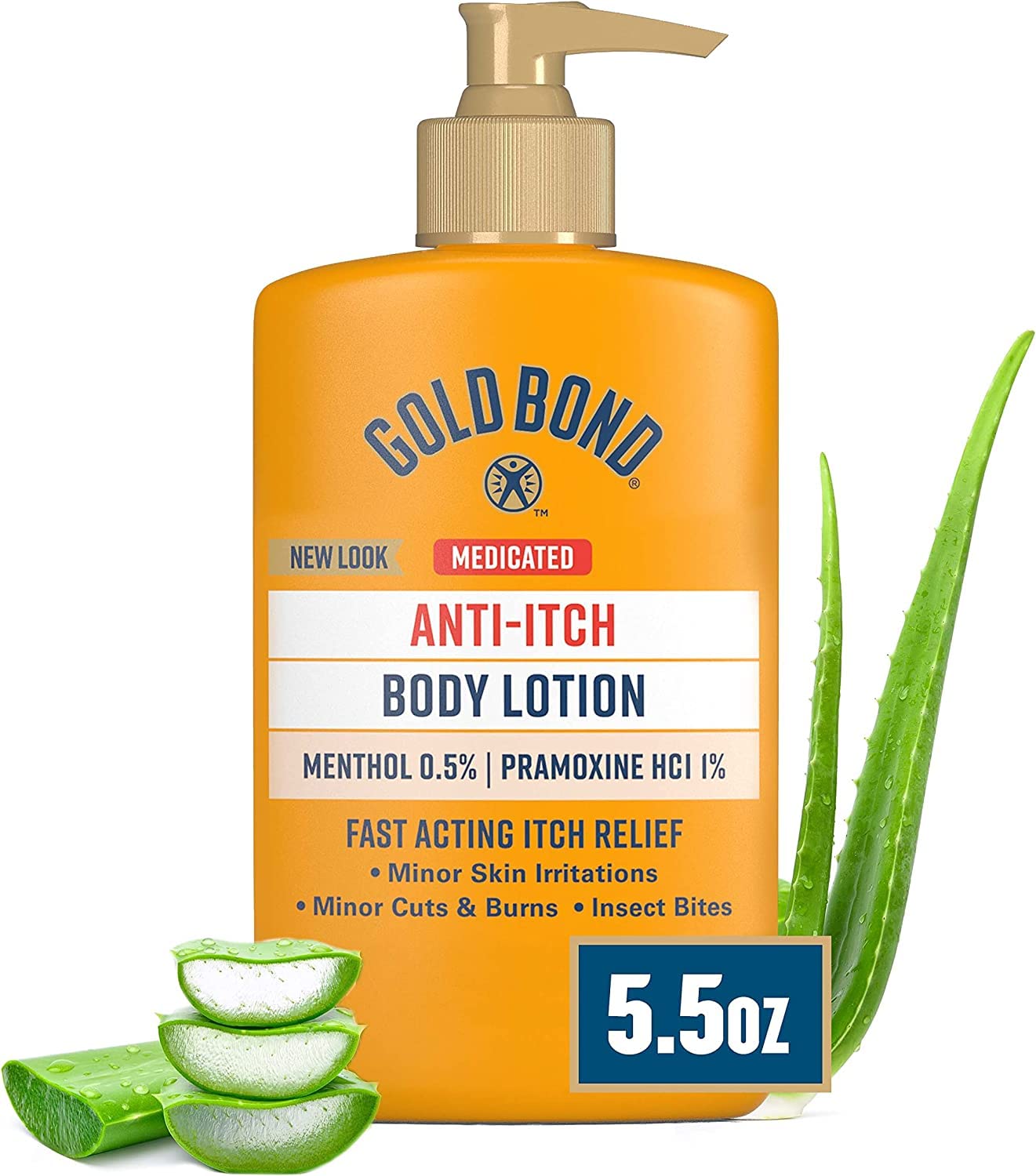 Gold Bond Anti-Itch Lotion 5.5 Ounce Pump (Pack of 3) Beauty & Personal Care Gold Bond