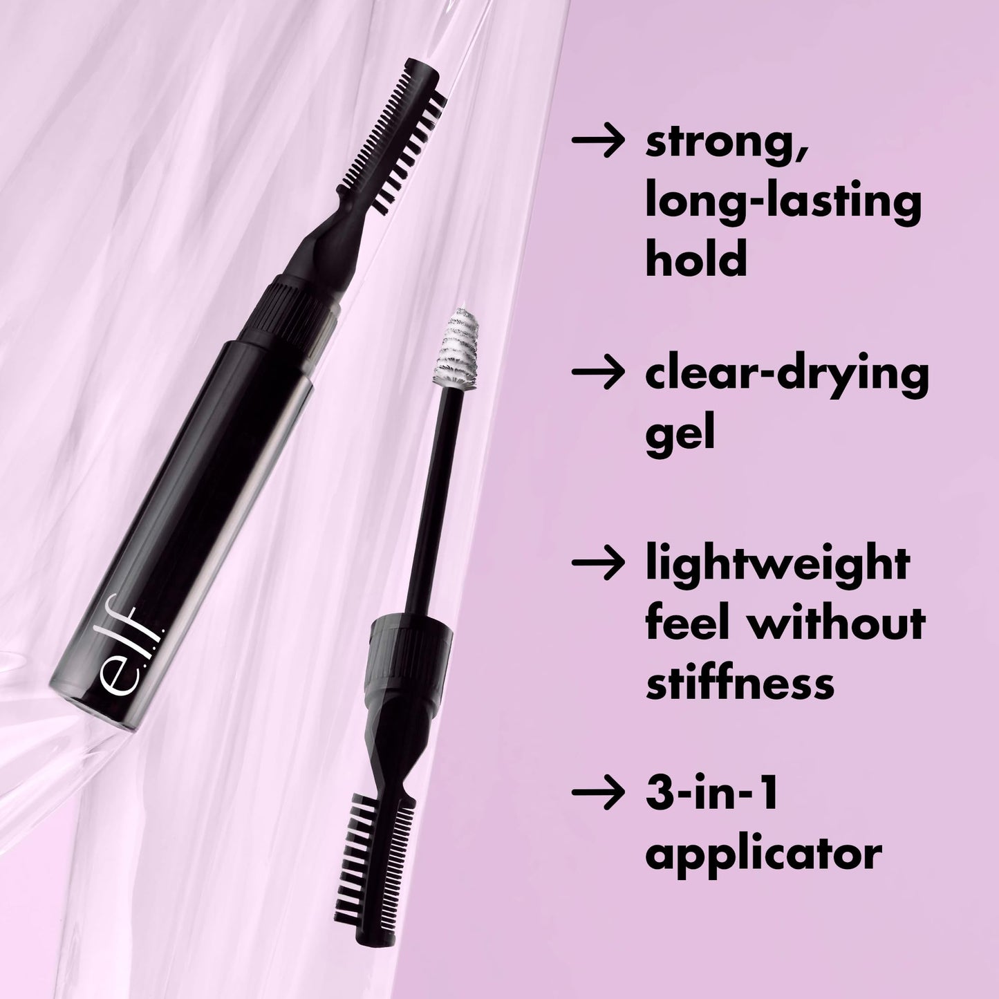 e.l.f. Brow Laminating Gel, Strong-Hold, Clear-Drying & Water-Resistant Brow Gel Creates Laminated Brows, Comb & Sculpt Brows, Vegan & Cruelty-free Beauty & Personal Care e.l.f.