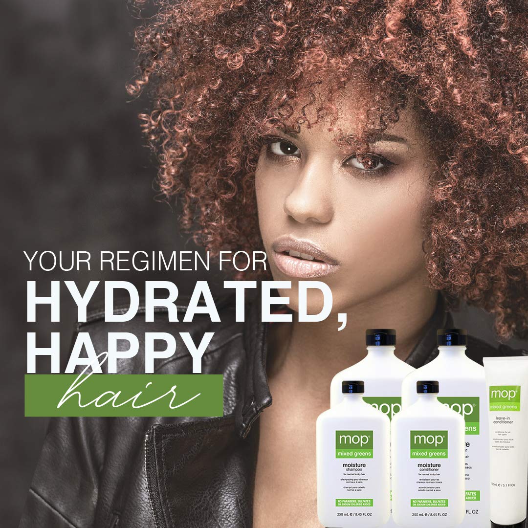 MOP Mixed Greens Moisture Shampoo, Fresh, 33.8 fl. Oz (Pack of 1) Beauty & Personal Care MOP