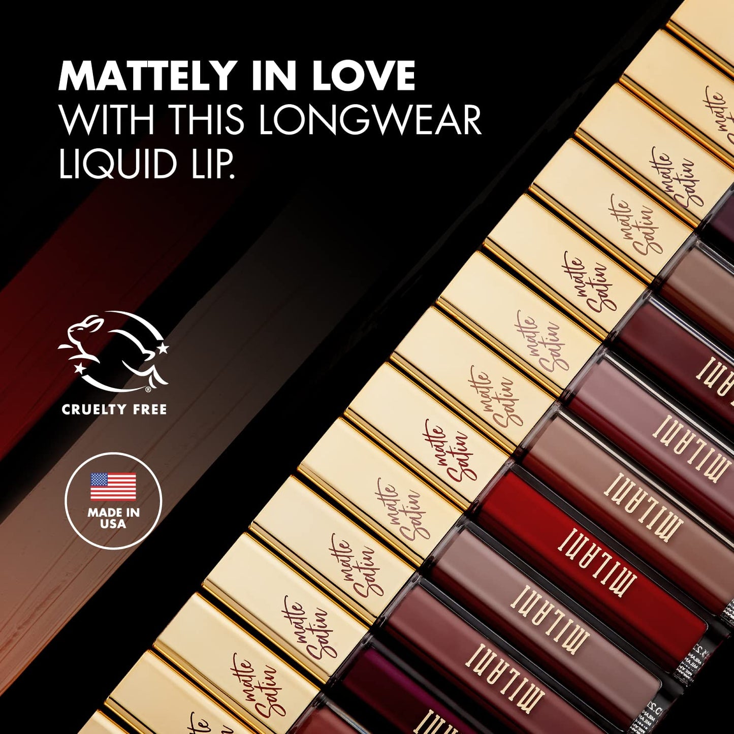 Milani Amore Matte Lip Crème - Gorgeous (0.22 Fl. Oz.) Cruelty-Free Nourishing Lip Gloss with a Full Matte Finish Beauty & Personal Care Milani