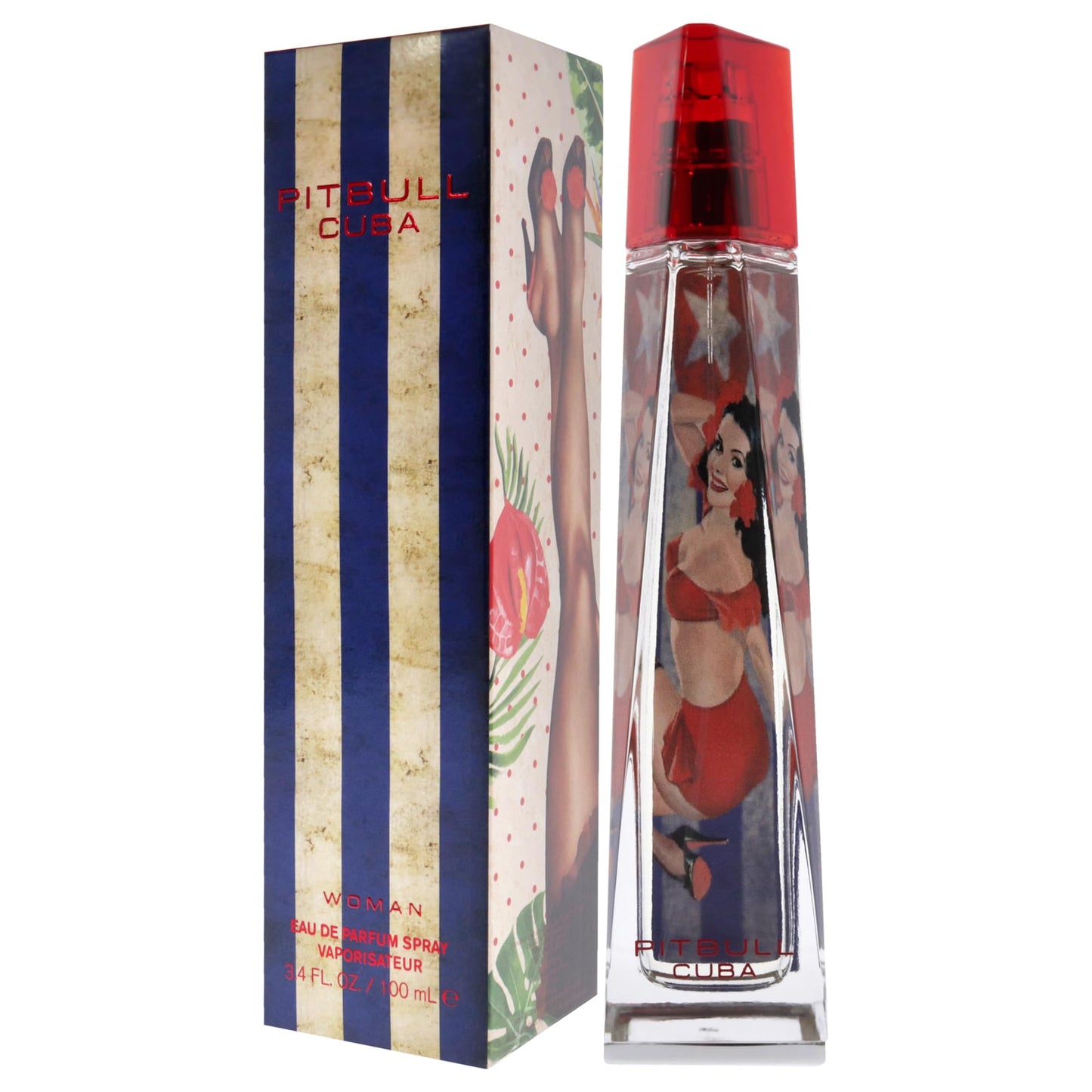 Pitbull Pitbull Cuba EDP Spray Women 3.4 oz Beauty & Personal Care Pitbull Cuba