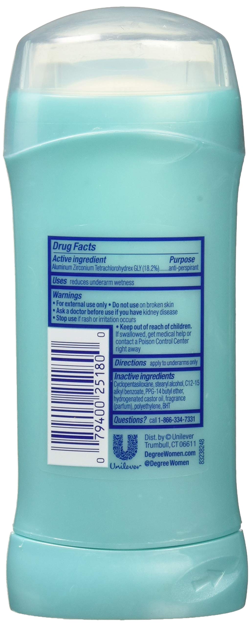 Degree Sheer Powder Antiperspirant Deodorant Stick, 2.6 oz (Pack of 4) Beauty and Personal Care Degree