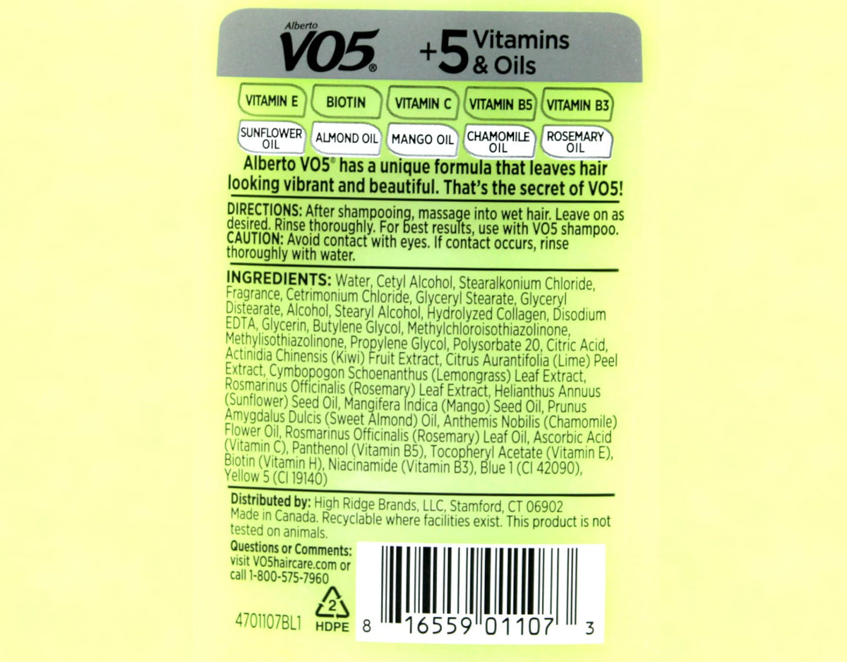 Herbal Escapes Kiwi Lime Squeeze Conditioner By Alberto Vo5, 15 Ounce Beauty & Personal Care Alberto VO5