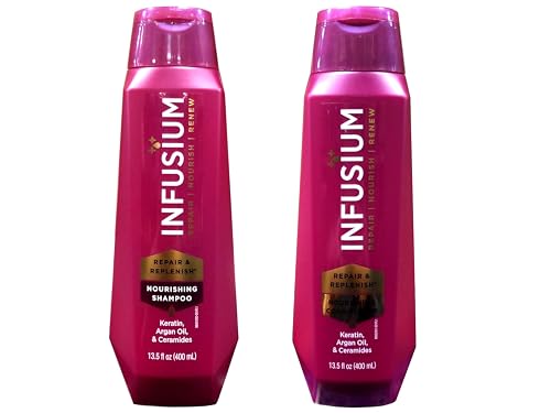 Infusium Moisturize & Replenish Shampoo and Conditoner 13.5oz Each Beauty & Personal Care Infusium