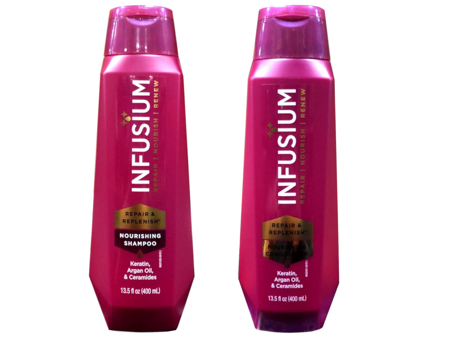 Infusium Moisturize & Replenish Shampoo and Conditoner 13.5oz Each Beauty & Personal Care Infusium