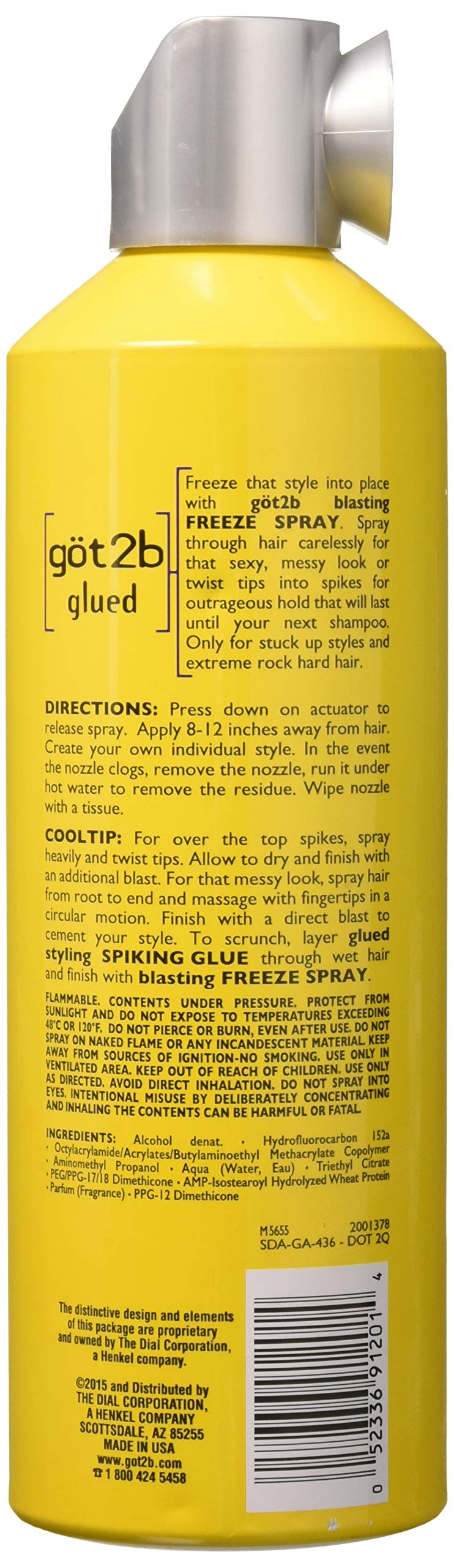 Got2b Glued Blasting Freeze Spray 12 oz (Pack of 3) Beauty & Personal Care Got2B