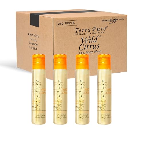 Terra Pure Wild Citrus Body Wash, Travel Size Hotel, 1 oz (Case of 250) Beauty & Personal Care Terra Pure